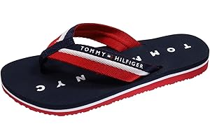 Tommy Hilfiger Women's Tommy Loves Ny Beach Sandal Flip Flops, Beige (Cobblestone 068), 6 UK