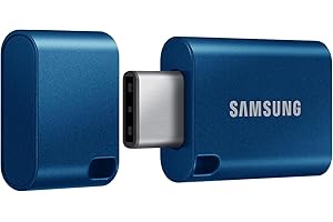 Samsung USB Flash Drive, USB-C 512GB, 400MB/s Sequential Reading, USB 3.2 Gen 1, Compatible with PC, Laptops, Tablets and Smartphones, Blue
