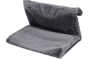 BUTORY Letto sospeso per gatti da appendere al radiatore in peluche amaca per gatti morbido caldo rimovibile lavabile amaca per gatti animali domestici gatto gatto gattino (grigio)