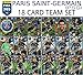 Produktbild FIFA 365 2018 PSG / Paris Saint-Germain komplettes Basis- Team Set - 18 Karten inklusive all 6 FOLIE KARTEN - Panini Adrenalyn XL