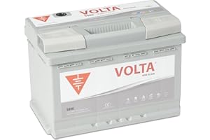 VOLTA BATERÍAS Bateria de Coche Silver 80Ah 800A - Borne +Dcha - Medidas Largo 278 x Ancho 175 x Alto 190 mm con 2 años de Garantía - Fabricación Europea.