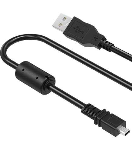 Cavo USB Di Ricarica E Dati Per Panasonic Lumix | 1,5 Metri | Sostituisce K1HA08CD0019 DMW-USBC1 | Per DMC-XS1 FS45 FS50 SZ1 SZ9 SZ10 - 3