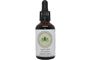 QUALIFIED NATUROPATH - PROFESSIONAL PRACTITIONER PRODUCTS Lugols Iodine Solution 15% - 60ml - with Glass Pipette