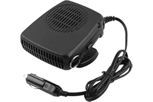 WANYIG Riscaldamento Auto 12v, 150W Stufetta per Auto Portatile Auto Termoventilatore per riscaldamento e sbrinatore per una facile rimozione della neve invernale dal parabrezza