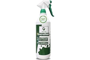 PetZolla Neutralizer 1L– Meglio dello Spray Enzimatico Elimina Odori Urina Cane e Gatto, Detergente Naturale per Pipì, Vomito, Feci su Divano, Materasso, Pavimento – Sicuro per Animali – Made in Italy