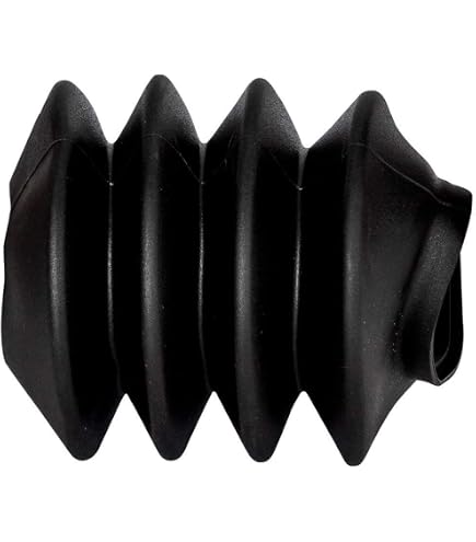 Soufflet De Protection En Caoutchouc 40 Mm - Pour Crémaillère, Tige, Axe - Longueur 40 Cm, Diamètre Max 60 Mm