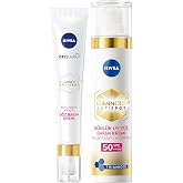 NIVEA Luminous630 Leke Karşıtı G&uuml;nd&uuml;z Bakım Kremi 40ml, SPF50 + NIVEA Luminous S630 Koyu Halka Karşıtı G&ouml;z Bakım Kremi 15 ml