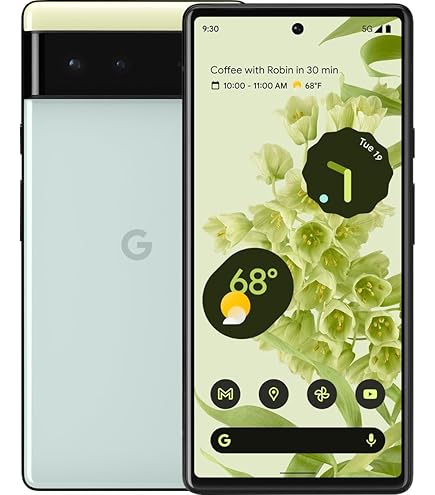 Google Pixel 6a 5G (Sage, 6GB RAM, 128GB Storage) : Amazon