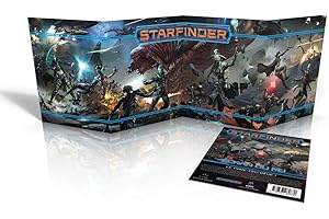 ZYZYZK Black Book Starfinder Ecran du Maitre de Jeu