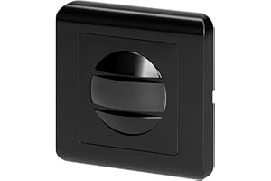 Miratic Czujnik Ruchu PIR 2-żyłowy Kąt widzenia 160° Zasięg do 9m Montaż Podtynkowy do Puszki Ø60 mm Współpracuje z LED: 5W-75W Regulacja Czasu i Natężenia Świecenia IP20