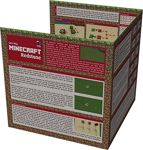 Preisvergleich Produktbild Let's Play MINECRAFT: Redstone. Übersichtskarte (mitp Anwendungen)