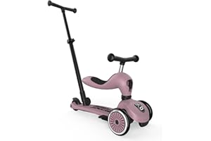 Scoot & Ride Highwaykick 1 Push and Go Kickboard con sedile, scooter 2 in 1, con manubrio a partire da 1 2 anni, regolabile in altezza, senza attrezzi
