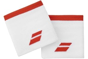 Babolat MUÑEQUERA Logo Blanco Rojo
