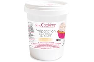 SCRAP COOKING Préparation Crème au Beurre Vanille, 200 g