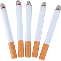 Fake lit puff actors theatrical stage cigarettes : Amazon.co.uk: Toys &  Games