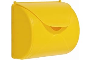 Gartenwelt Riegelsberger Briefkasten GELB 250x226x138 mm Kinderpost Spielzeug für Spielhaus Spielturm Baumhaus