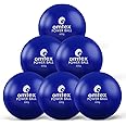 omtex Rubber Weighted Balls For Power Hitting, Batting & Pitching Training Suitable For Teenager & Athlete, Build Strength & Muscle, Improve Technique & Form (Blue Pack Of 6, Cricket)