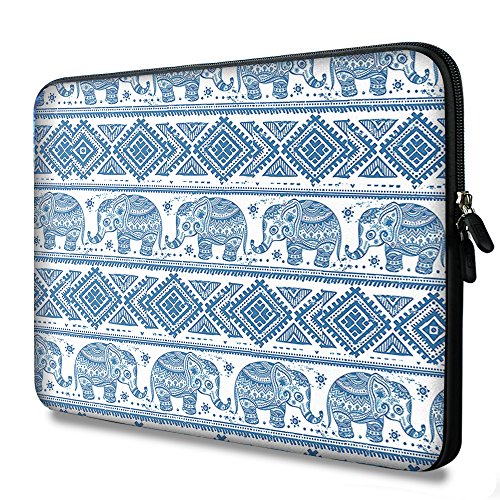 Macbook Air 13 Zoll Hülle,Lizimandu Sleeve Carrying Case Gehäuse Cover Protective Bag für (13 Zoll) Laptop / Notebook Computer / MacBook / MacBook Pro / MacBook Air(Elefanten/Elephant)