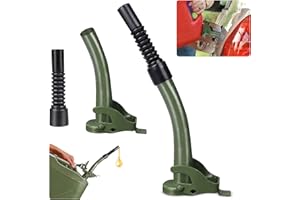 ENAIAH Boquilla de Metal para Bidón de Gasolina,Boquilla para latas de combustible,Boquilla Para Bidones de Metal Boquilla Boquilla del Depósito de Gasolina, para Bidón 5/10/20L Combustible