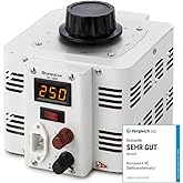 Bronson++ VC 1000 Stelltransformator Stelltrafo Variac - In: 230V - Out: 0-300V - 1000 Watt