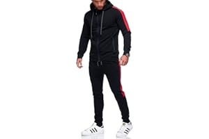 mymixtrendz Kids Boys Plain Contrast Tracksuit Hooded Casual Fleece Bottom Zipper 2 Piece Sports Jogging Suit Joggers Age New 7-13 Year