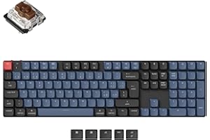 Keychron K5 Pro QMK/VIA Tastiera meccanica Hot-swap personalizzata senza fili Retroilluminazione RGB Layout ISO Interruttore marrone