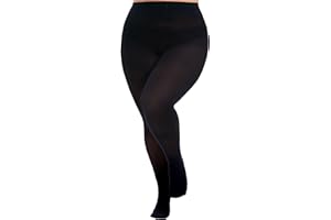 Viozocy Collant Femme Grande Taille Taille Haute Élastique Durable, Doux Semi Opaque Taille Plus, XL 2XL 3XL 4XL