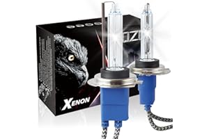 DZG H7 HID Xenon Bulbs Headlight Replacement Kit 35W fog Lamp 6000K White Car, 1 Pair