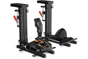 DIWANGUS Lot de 2 Supports de Table pour Thrustmaster T.16000M FCS HOTAS/T Flight HOTAS/Warthog, Joystick Logitech X56/X52/X52 Pro - Sans Installation