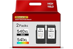 kamo PG-540XL CL-541XL (2-pack) multipack bläckpatroner kompatibla med Canon 540 541 XL – för MG2150 MG2250 MG3150 MG3250 MG3