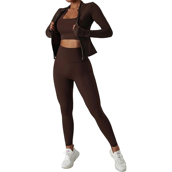 Haut De Yoga Manches Longues Pour Femme - Motif Fille Bâton En Pose De Yoga - Coupe Classique, Léger - Pour Sport, Fitness, Loisir