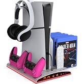 Hobimtek TP5-3570 PS5 Soğutucu Organizat&ouml;r 2 Fanlı Stand Kol Şarj Edici Stand 3 USB Hub Kulaklık platstation Standı