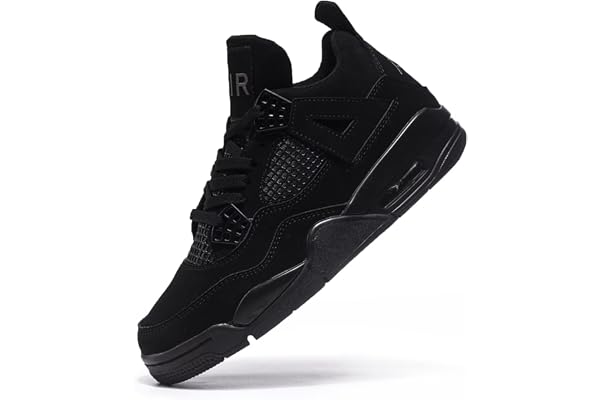 Aszeller Chaussures de Skate Air 4 rétro Classiques pour Homme Femme - Baskets de Basket-Ball décontractées pour Le Travail Course à Pied Marche