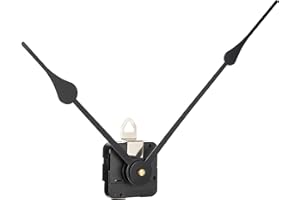 Hicarer Uhrwerk mit hoher Drehmomente Mechanismus mit 230 mm/ 9,1 Zoll Langer Hand (Schaft Länge 9/10 Zoll/ 23 mm) (Schaft Länge 4/5 Inch/ 20 mm)