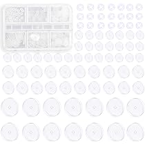 XBFOCNH 30PCS Gemischte Größe Anti Wildfleisch Piercing Disc, Keloid Disc für Piercing Bump Clear Disc Pads zu stabilisieren Ohrringe Stopper Earlobe Unterstützung Patches 7 mm [Blende 1,2 mm XBFOCNH 30PCS Gemischte Größe Anti Wildfleisch Piercing Disc, Keloid Disc für Piercing Bump Clear Disc Pads zu stabilisieren Ohrringe Stopper Earlobe Unterstützung Patches 7 mm [Blende 1,2 mm