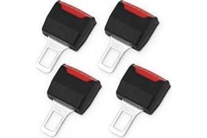 CATOR Cinture di Sicurezza per Auto, 4 Pezzi Attacchi Gancio Cintura Sicurezza Auto Ricambi, Auto Compatibile con il 99% delle Auto