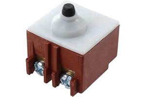 XGAGHB REFURBISHHOUSE Amoladora angular AC 250V 6A 125V / 12A Interruptor de pulsador DPST para Bosch 6-100