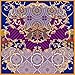 Produktbild GO&FL Damen Schal/Schal aus 100% Seide, Bedruckt, 110 x 110 cm, Gelb und Blau