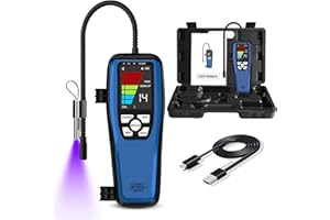 THERM LA MODE Rivelatore di perdite di refrigerante, rivelatore di perdite di freon ALD-200, rivelatore di perdite di gas alogeno automobilistico per R32 R454B R134A R410A R22 R1234YF R600a R290 HCFC HFC HCs HFOs