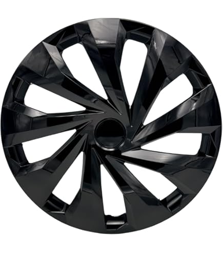 16 Zoll RKK02 Multi-Color Line (Schwarz-Silber) Radkappen/Radzierblenden 4 Stück