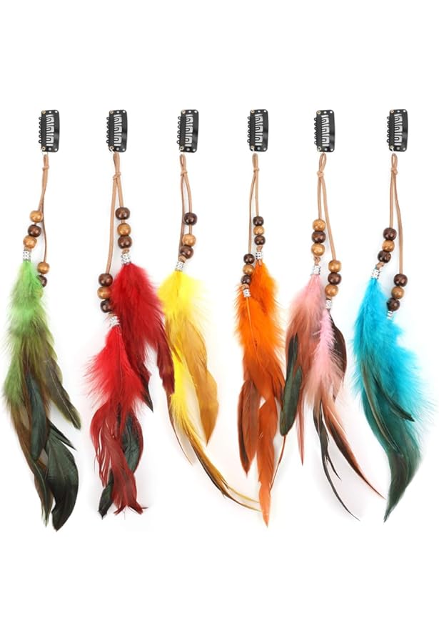 YSTJKD Lot De 3 Bijoux En Forme De Tête D'indien, Hippie