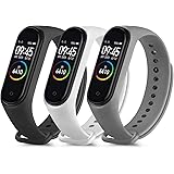 Yisica Cinturino per Xiaomi Mi Band 4 Xiaomi Mi Band 3,3 Pack Originale Colori Ricambio Silicone Bracciali di Ricambio per Xi