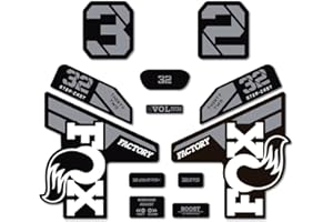 STAR SAM Stickers Compatible with Fox 32 SC Factory 2022 Bike Fork (White)