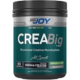 Bigjoy Kreatin Creabig Creatine 420gr 60 Servis YEŞİL ELMA Monohydrate%100 Mikronize