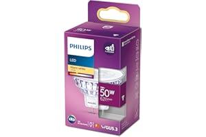 Philips LED, Faretto, 50W, attacco GU5.3, Luce Bianca Calda