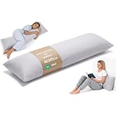 Long body pillow 40x145cm for ergonomic side sleeping Cotton | Fluffy filling that keeps the shape breathable soft on the ski