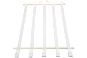 01 02 015 Hair Accessories Organizer, Wooden Rosette Holder Wall Mural Solid Durable Simple Rosette Clamp Style 2