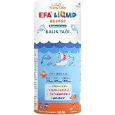 New Life Efa Liquid Orange Balık Yağı 150 ml - 1400mg Omega 3-740mg DHA - 425mg EPA