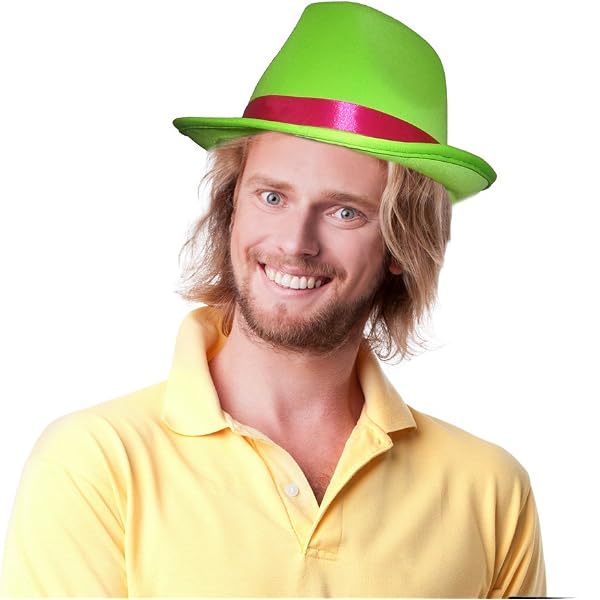 Chapeau De Fête Fantaisie Multicolore Avec Boutons Pour Adultes - Parfait Pour Soirées, Costumes Et Déguisements - 6
