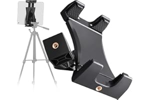Cenawin Supporto per treppiede per tablet iPad, adattatore di fissaggio, compatibile con selfie stick per fotocamera, monopiede, per iPad Pro, iPad Air, iPad Mini, da 4,7 a 12,9"